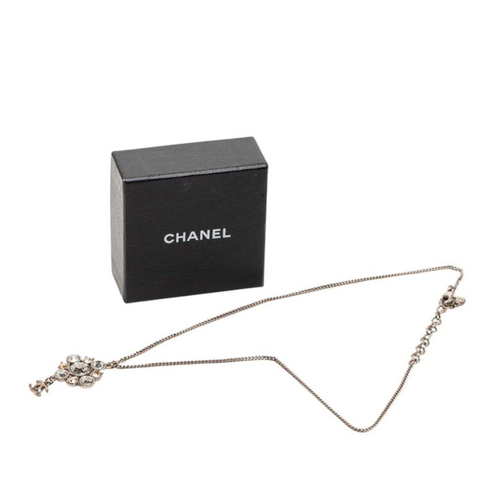 CHANEL Authentic Silver Logo Necklace - Picture 6 of 6